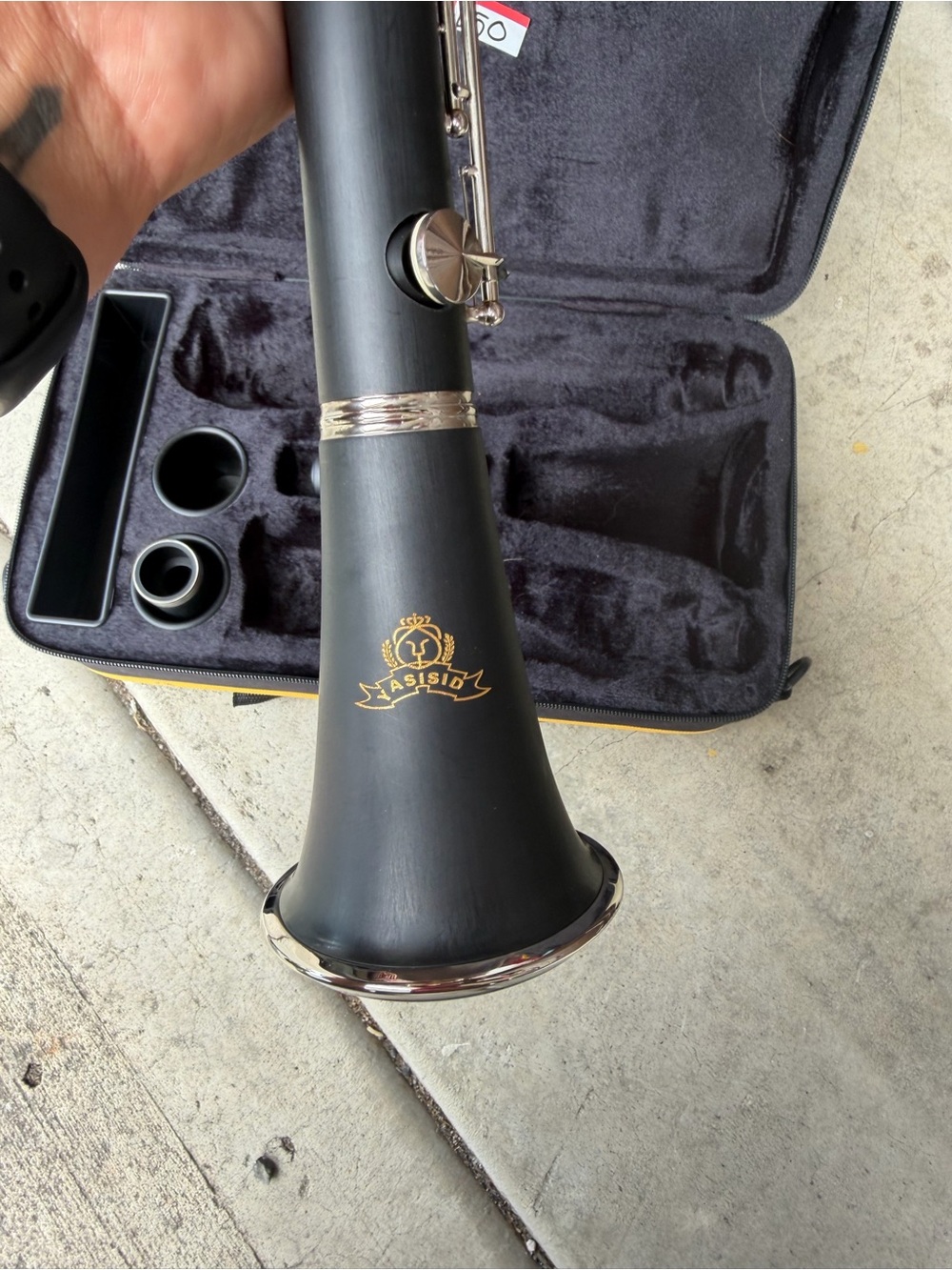 Bb Student Clarinet with Case - Black & Silver - Picture 5 of 6
